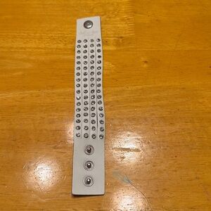 Vintage Soul of the Rose leather with crystals bracelet.